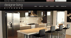 Desktop Screenshot of designerlivingkitchens.com.au